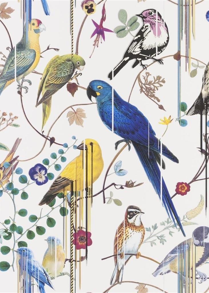 Christian Lacroix Birds Sinfonia Wallpaper PCL7017-02 Perce Neige