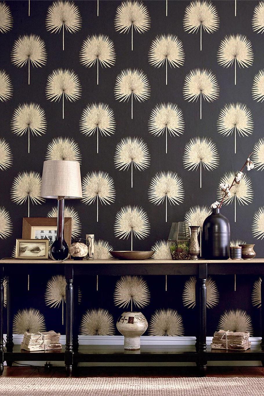 Sanderson Glasshouse Fan Palm Wallpaper