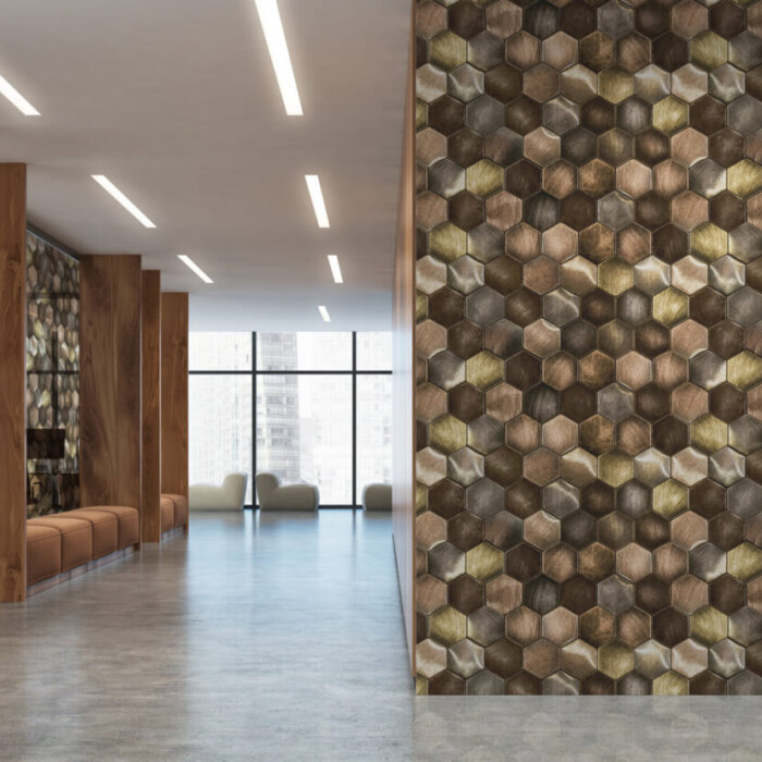 Newmor Industrialis Tessellate Digital Wallcovering