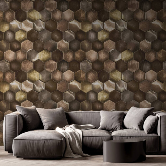 Newmor Industrialis Tessellate Digital Wallcovering