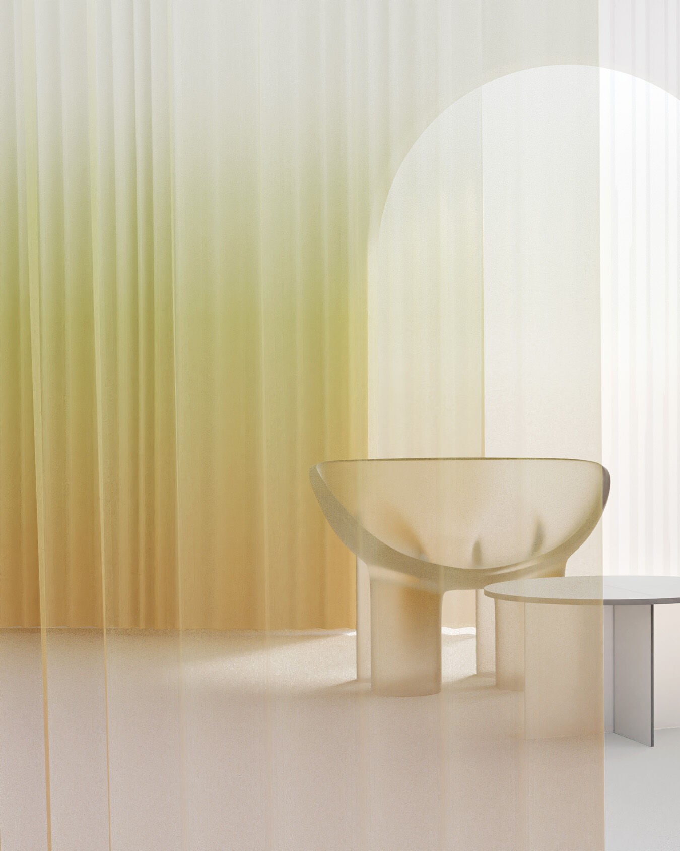 Vescom Airy Curtain Fabric 8087.09